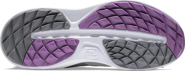 FootJoy FJ Flex Golf Shoes Women's Shoes Grey/Purple : 6 M, Rubber/Textile - Image 3