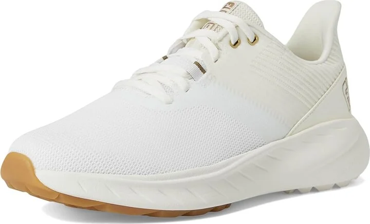 FootJoy FJ Flex Golf Shoes Women's Shoes White/Beige : 5.5 M, Rubber/Textile - Image 5