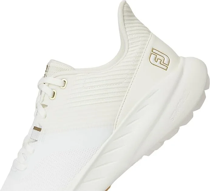 FootJoy FJ Flex Golf Shoes Women's Shoes White/Beige : 5.5 M, Rubber/Textile - Image 7