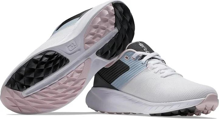 FootJoy FJ Flex Golf Shoes Women's Shoes White/Pink : 7 M, Rubber/Textile - Image 3