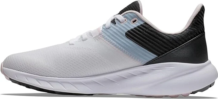 FootJoy FJ Flex Golf Shoes Women's Shoes White/Pink : 7 M, Rubber/Textile - Image 4