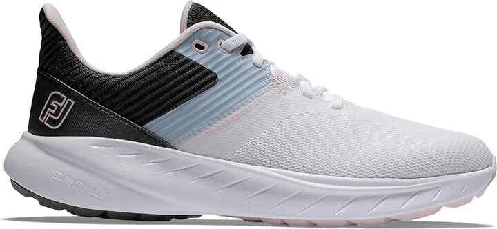 FootJoy FJ Flex Golf Shoes Women's Shoes White/Pink : 7 M, Rubber/Textile - Image 5