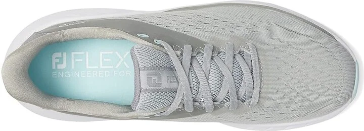 FootJoy FJ Flex XP Golf Shoes- Previous Season Women's Shoes Grey/White : 5 M, Textile - Image 2