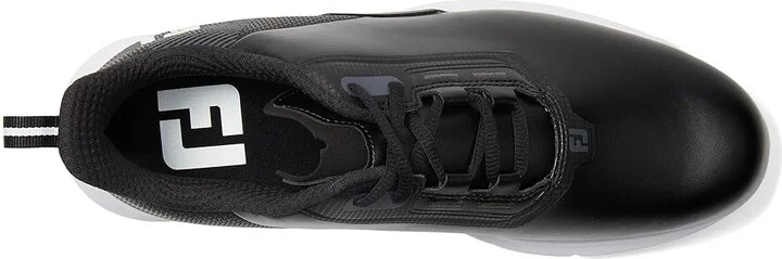 FootJoy FJ Fuel Golf Shoes- Previous Season Men's Shoes Black/Black/White : 9.5 M, Synthetic - Image 2