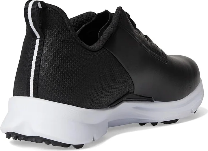 FootJoy FJ Fuel Golf Shoes- Previous Season Men's Shoes Black/Black/White : 9.5 M, Synthetic - Image 4