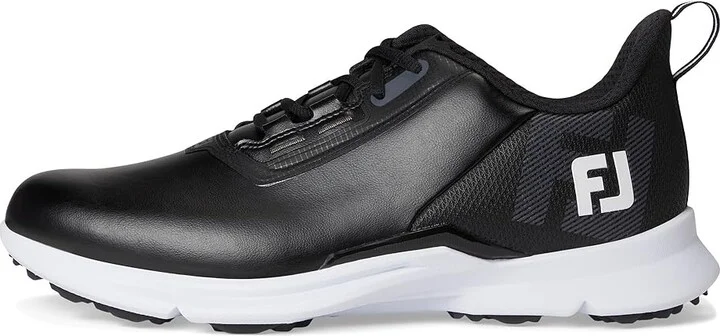 FootJoy FJ Fuel Golf Shoes- Previous Season Men's Shoes Black/Black/White : 9.5 M, Synthetic - Image 6