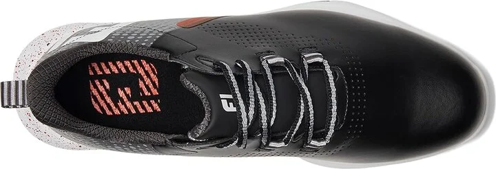 FootJoy FJ Fuel Golf Shoes- Previous Season Men's Shoes Black/Grey/Red : 7 M, Synthetic - Image 2
