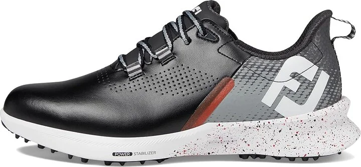 FootJoy FJ Fuel Golf Shoes- Previous Season Men's Shoes Black/Grey/Red : 7 M, Synthetic - Image 5