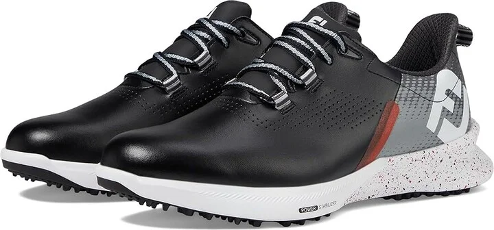 FootJoy FJ Fuel Golf Shoes- Previous Season Men's Shoes Black/Grey/Red : 7 M, Synthetic