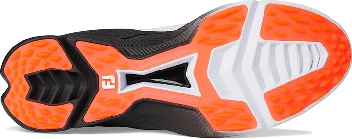 FootJoy FJ Fuel Golf Shoes- Previous Season Men's Shoes White/Black/Coral : 10 M, Synthetic - Image 3