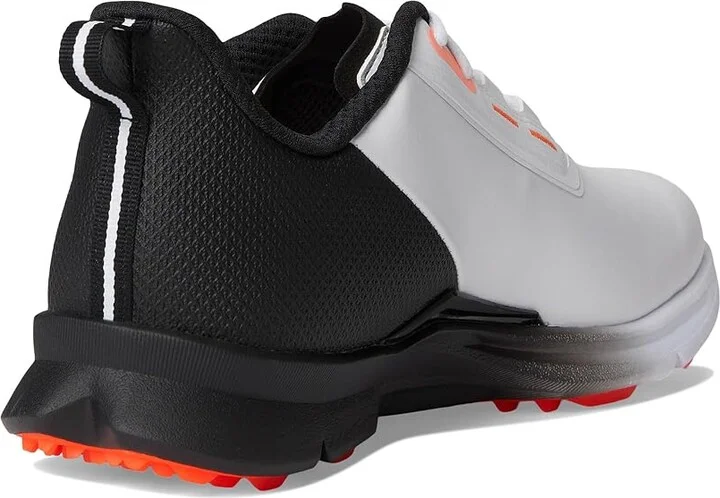 FootJoy FJ Fuel Golf Shoes- Previous Season Men's Shoes White/Black/Coral : 10 M, Synthetic - Image 4