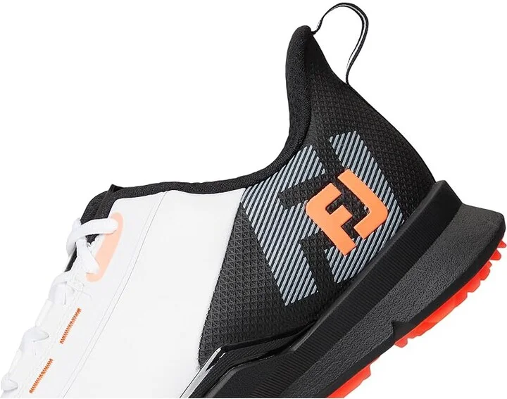 FootJoy FJ Fuel Golf Shoes- Previous Season Men's Shoes White/Black/Coral : 10 M, Synthetic - Image 7