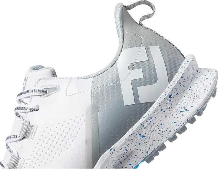 FootJoy FJ Fuel Golf Shoes- Previous Season Men's Shoes White/Grey : 9 M, Synthetic - Image 4