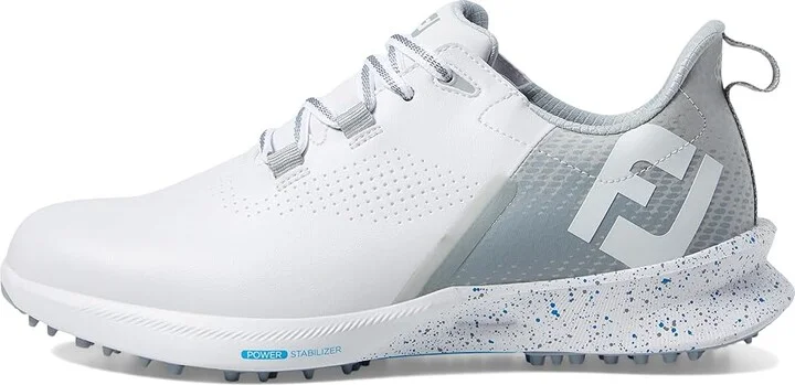 FootJoy FJ Fuel Golf Shoes- Previous Season Men's Shoes White/Grey : 9 M, Synthetic - Image 6