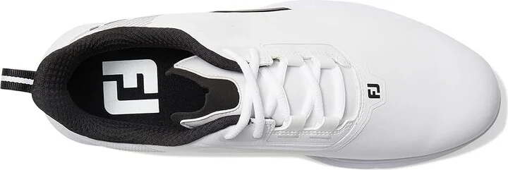 FootJoy FJ Fuel Golf Shoes- Previous Season Men's Shoes White/White/Black : 12 M, Synthetic - Image 2