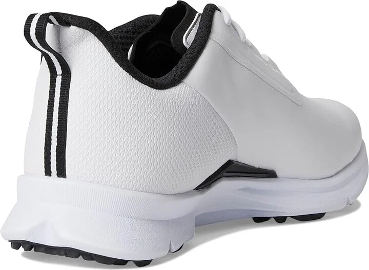 FootJoy FJ Fuel Golf Shoes- Previous Season Men's Shoes White/White/Black : 12 M, Synthetic - Image 4