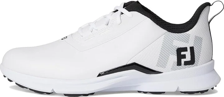 FootJoy FJ Fuel Golf Shoes- Previous Season Men's Shoes White/White/Black : 12 M, Synthetic - Image 6