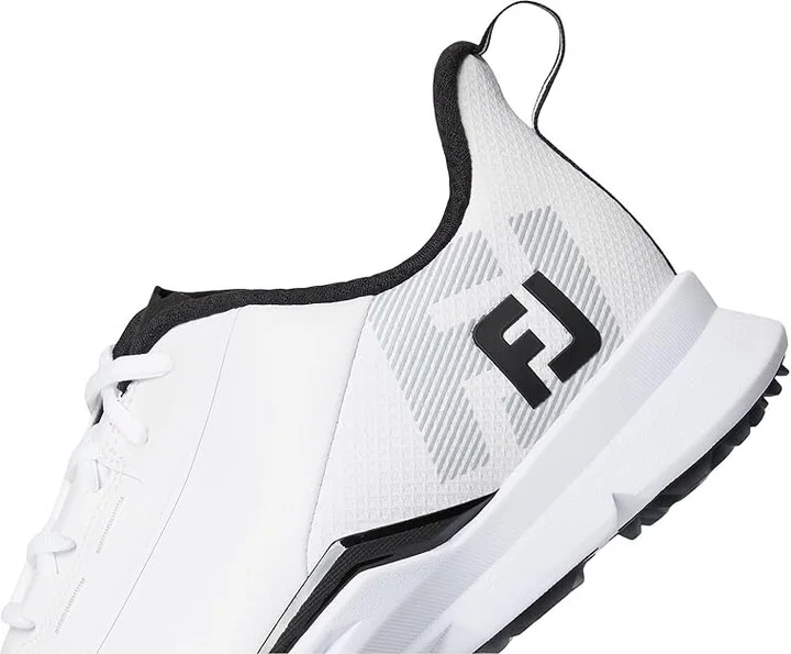 FootJoy FJ Fuel Golf Shoes- Previous Season Men's Shoes White/White/Black : 12 M, Synthetic - Image 7