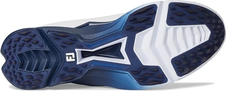 FootJoy FJ Fuel Golf Shoes- Previous Season Men's Shoes White/White/Navy : 9.5 M, Synthetic - Image 3