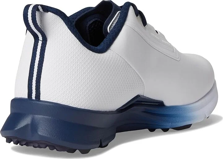 FootJoy FJ Fuel Golf Shoes- Previous Season Men's Shoes White/White/Navy : 9.5 M, Synthetic - Image 4