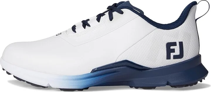 FootJoy FJ Fuel Golf Shoes- Previous Season Men's Shoes White/White/Navy : 9.5 M, Synthetic - Image 6