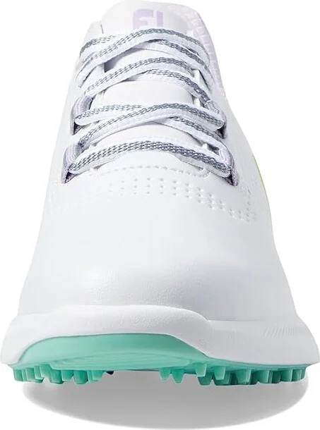 FootJoy FJ Fuel Golf Shoes - Previous Season Women's Shoes White/Green/Lilac : 5 M - Image 3