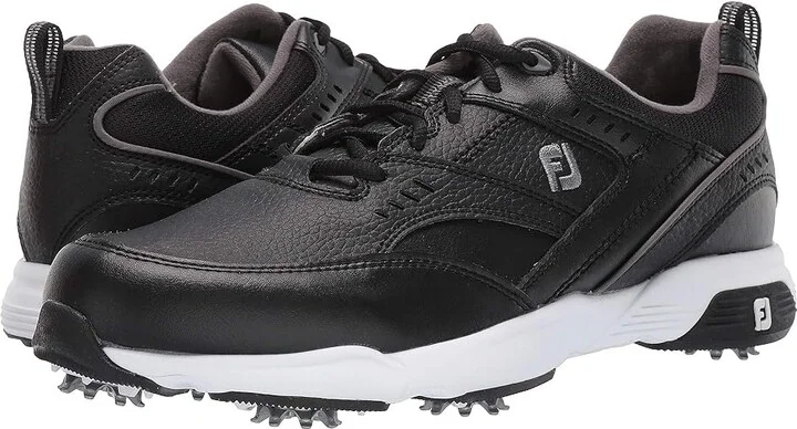 FootJoy FJ Golf Sneaker Men's Shoes Black : 9.5 M, Leather