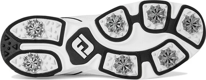 FootJoy FJ Golf Sneaker Men's Shoes White/Black : 11.5 M, Leather - Image 4