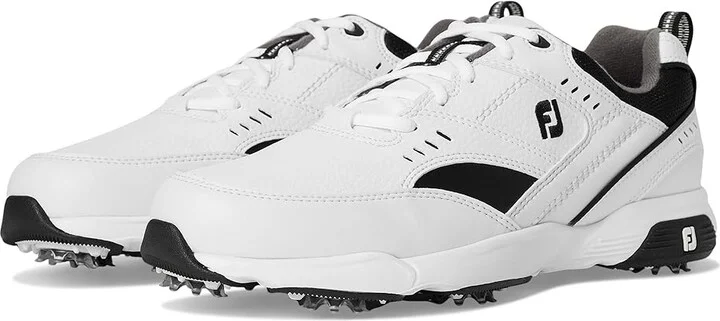 FootJoy FJ Golf Sneaker Men's Shoes White/Black : 11.5 M, Leather