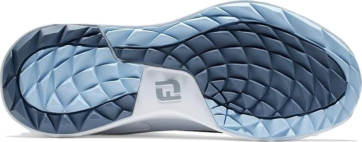 FootJoy FJ Perfoma Golf Shoes Women's Golf Shoes White/Light Blue : 6 M, Textile - Image 3