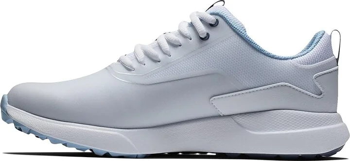 FootJoy FJ Perfoma Golf Shoes Women's Golf Shoes White/Light Blue : 6 M, Textile - Image 4