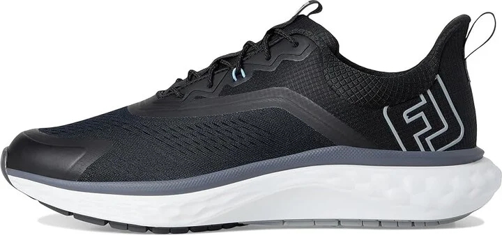 FootJoy FJ Quantum Golf Shoes Men's Golf Shoes Black/Black/White : 11 D - Medium, Rubber/Synthetic - Image 6