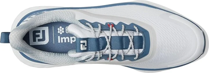FootJoy FJ Quantum Golf Shoes Men's Golf Shoes White/Blue/Red : 11 D - Medium, Rubber/Synthetic - Image 2