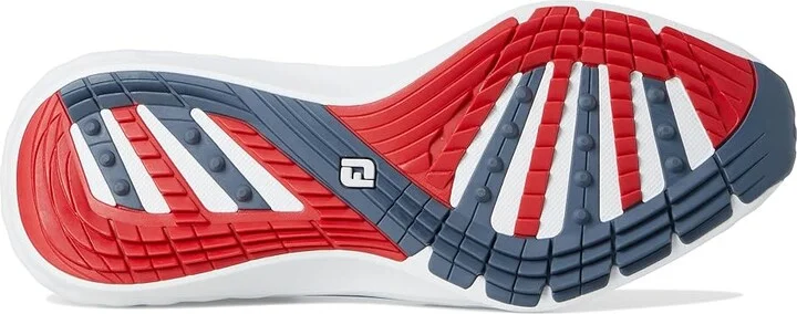 FootJoy FJ Quantum Golf Shoes Men's Golf Shoes White/Blue/Red : 11 D - Medium, Rubber/Synthetic - Image 3