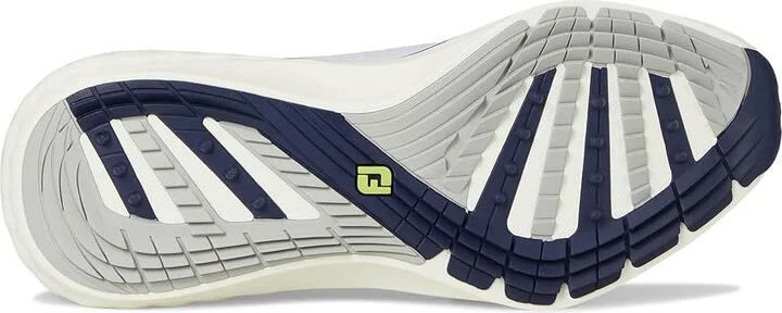 FootJoy FJ Quantum Golf Shoes Men's Shoes White/Grey/Blue : 8.5 M, Rubber - Image 3