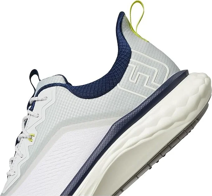 FootJoy FJ Quantum Golf Shoes Men's Shoes White/Grey/Blue : 8.5 M, Rubber - Image 7