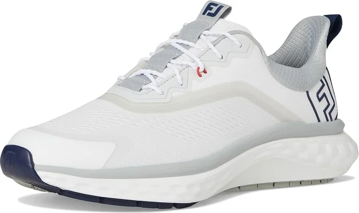 FootJoy FJ Quantum Golf Shoes Men's Shoes White/White/Grey : 10.5 M, Rubber - Image 5