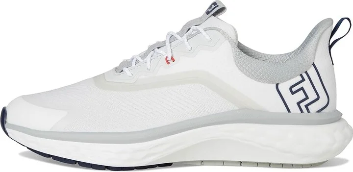 FootJoy FJ Quantum Golf Shoes Men's Shoes White/White/Grey : 10.5 M, Rubber - Image 6