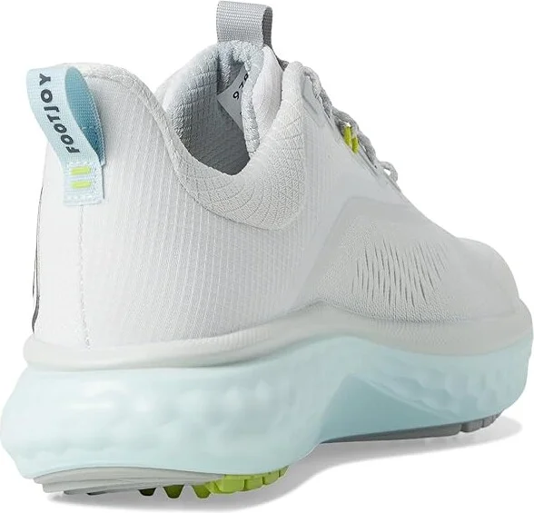 FootJoy FJ Quantum Golf Shoes Women's Golf Shoes Grey/Grey/Blue : 7.5 M, Rubber/Synthetic - Image 4