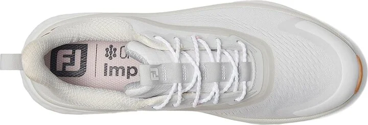 FootJoy FJ Quantum Golf Shoes Women's Golf Shoes White/Rose Gold : 5 M, Synthetic - Image 2