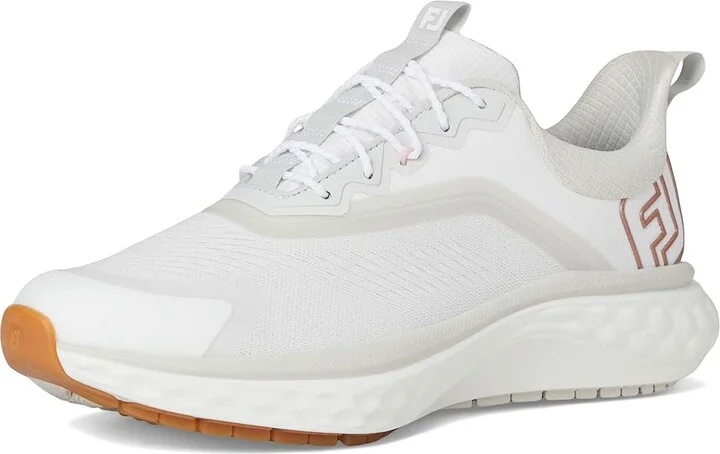 FootJoy FJ Quantum Golf Shoes Women's Golf Shoes White/Rose Gold : 5 M, Synthetic - Image 5
