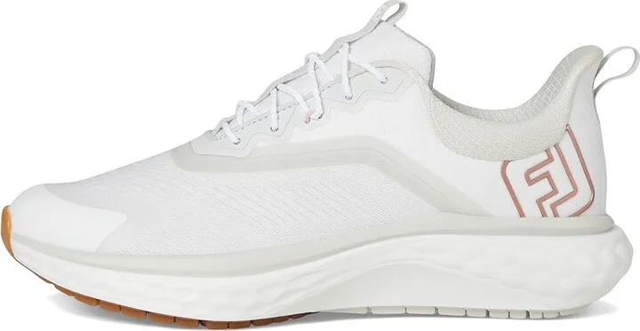 FootJoy FJ Quantum Golf Shoes Women's Golf Shoes White/Rose Gold : 5 M, Synthetic - Image 6