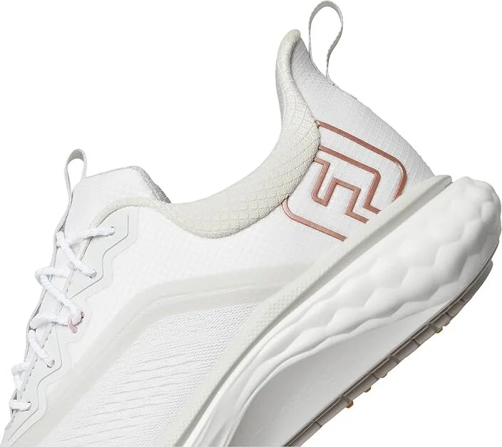 FootJoy FJ Quantum Golf Shoes Women's Golf Shoes White/Rose Gold : 5 M, Synthetic - Image 7