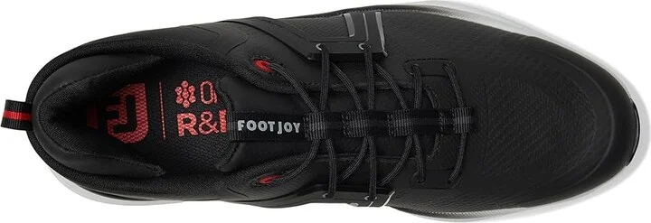 FootJoy HyperFlex Golf Shoes Men's Golf Shoes Black/White/Red : 8.5 M, Synthetic - Image 2