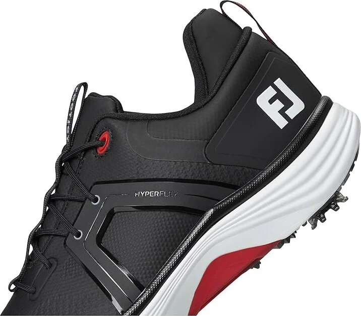 FootJoy HyperFlex Golf Shoes Men's Golf Shoes Black/White/Red : 8.5 M, Synthetic - Image 7