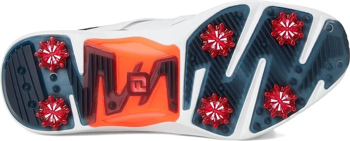 FootJoy HyperFlex Golf Shoes Men's Golf Shoes White/Black/Red : 8.5 M, Synthetic - Image 3
