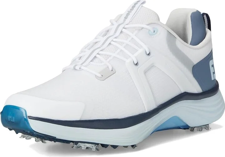 FootJoy HyperFlex Golf Shoes Men's Golf Shoes White/Slate/Blue : 8 M, Synthetic - Image 5