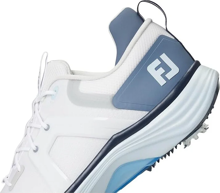 FootJoy HyperFlex Golf Shoes Men's Golf Shoes White/Slate/Blue : 8 M, Synthetic - Image 7