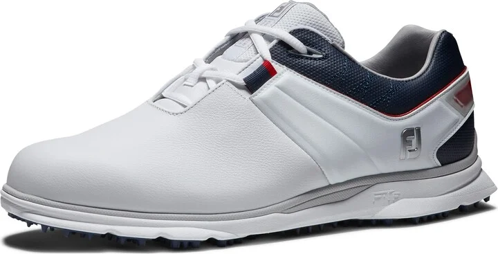 FootJoy Men's Pro|SL Golf Shoes White/Navy/Red 9 Medium