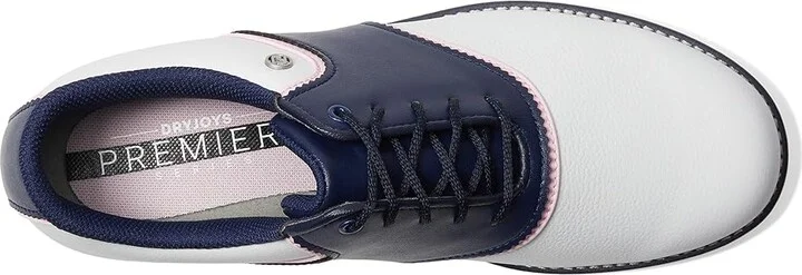 FootJoy Premiere Series - Bel Air Golf Shoes Women's Shoes White/Navy/Pink : 5 M, Leather - Image 2